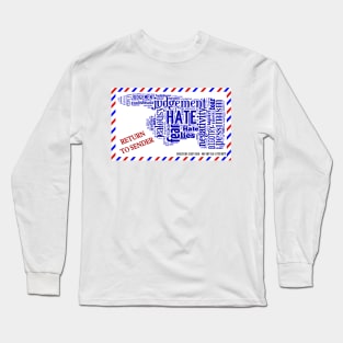 HATE: Return to Sender - Envelope Long Sleeve T-Shirt